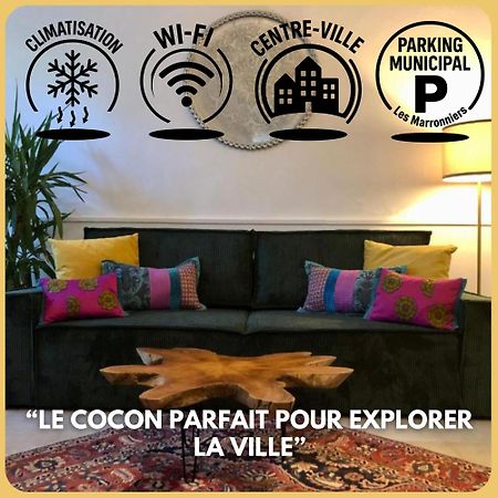 Ulysse, Appartement Spacieux Au Centre Historique D'Uzes En Rez-De-Chaussee Avec Exterieur, Proche Parking Des Marroniers Luaran gambar